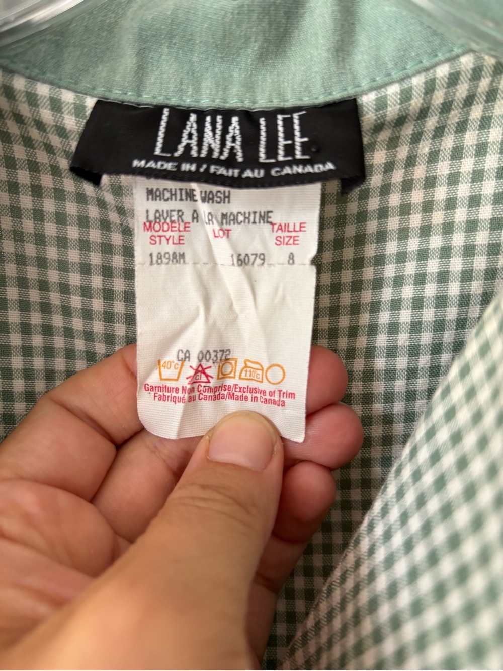 90s Vintage Tennis Prep CottageCore Button Down M - Picture 4 of 6